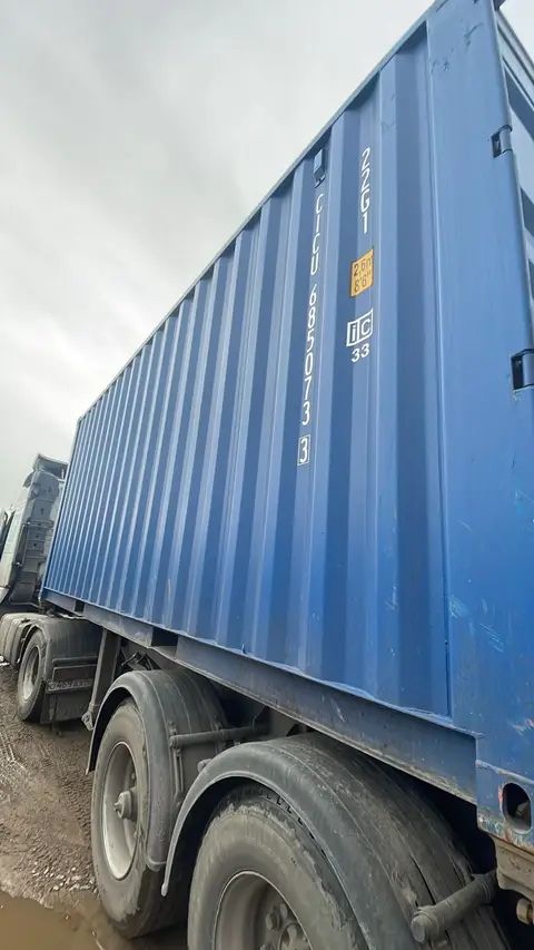 Контейнер 20 футов, CICU6850733, синий