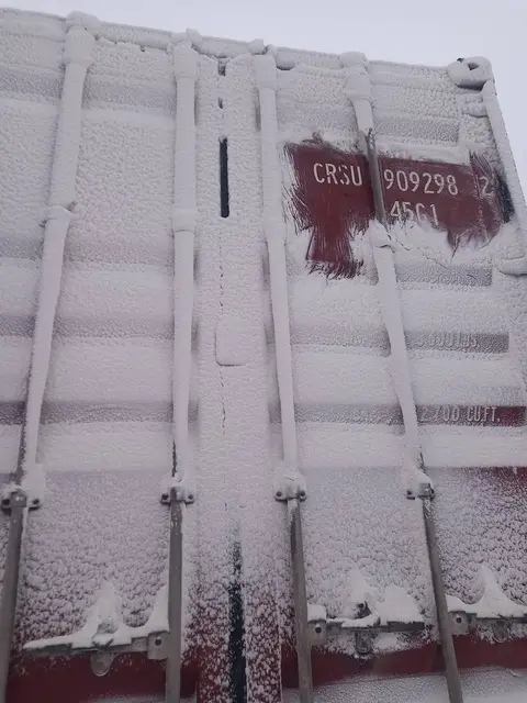 Контейнер 40 футов, CRSU9092982, красный