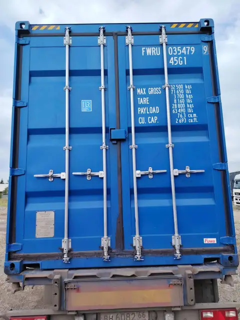 Контейнер 40 футов, FWRU0354799, синий