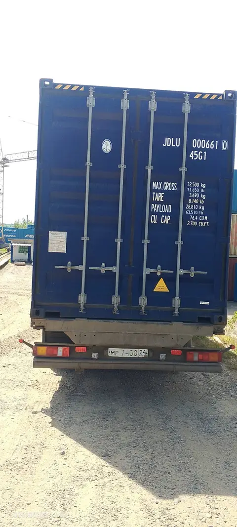 Контейнер 40 футов, JDLU0006610, синий