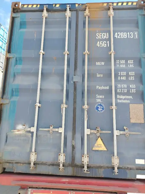 Контейнер 40 футов, SEGU4269131, синий