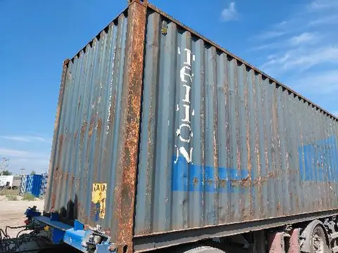Контейнер 40 футов, TCKU9895823, синий