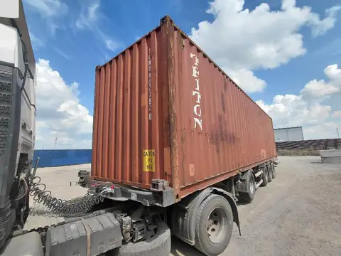 Контейнер 40 футов, TCNU9027820, красный