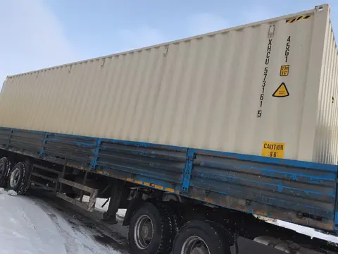 Контейнер 40 футов, XHCU5731615, бежевый